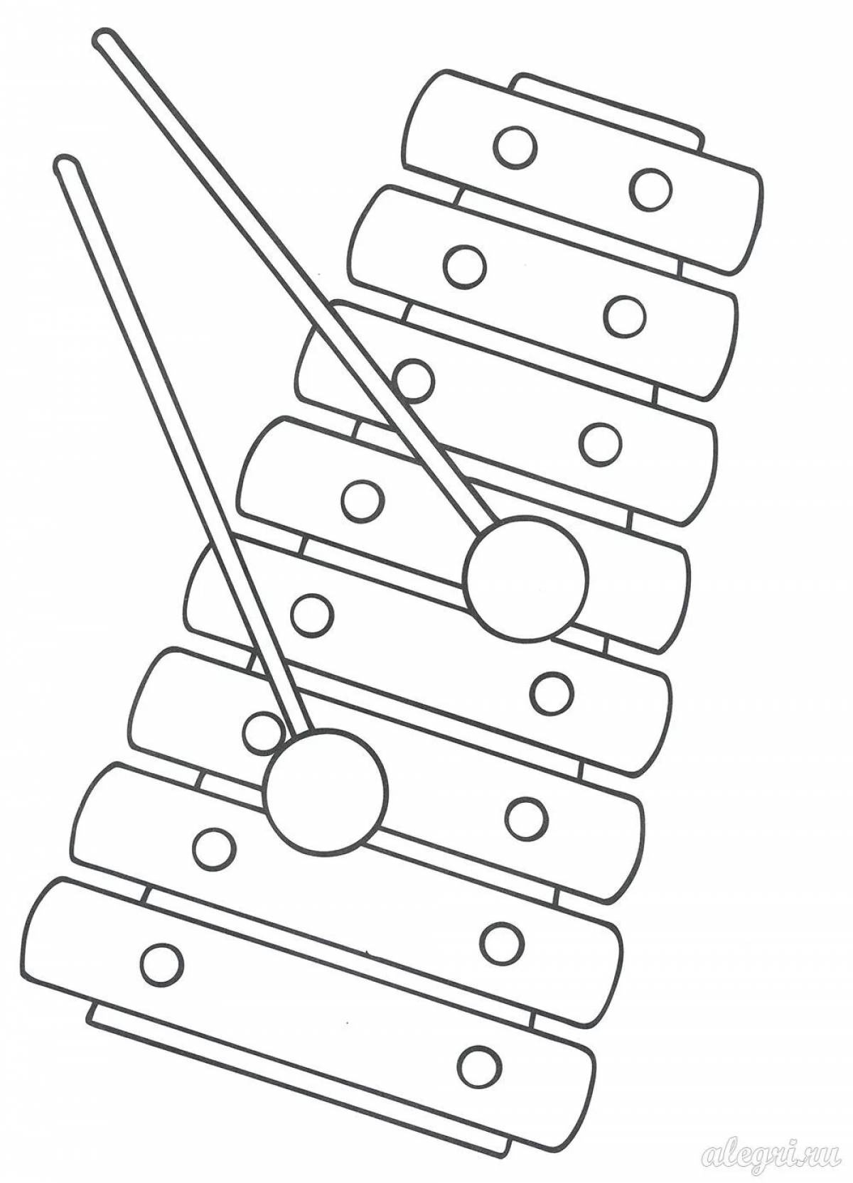Ксилофон картинки для детей нарисованные