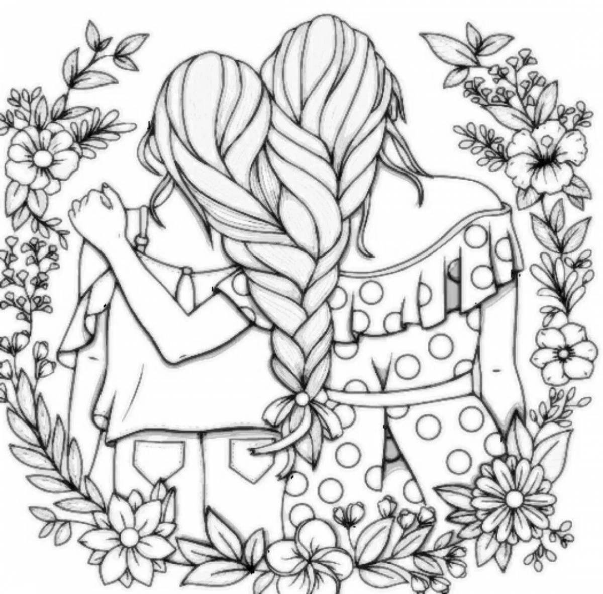 Coloring Pages For older girls (38 pcs) - download or print for free #24175