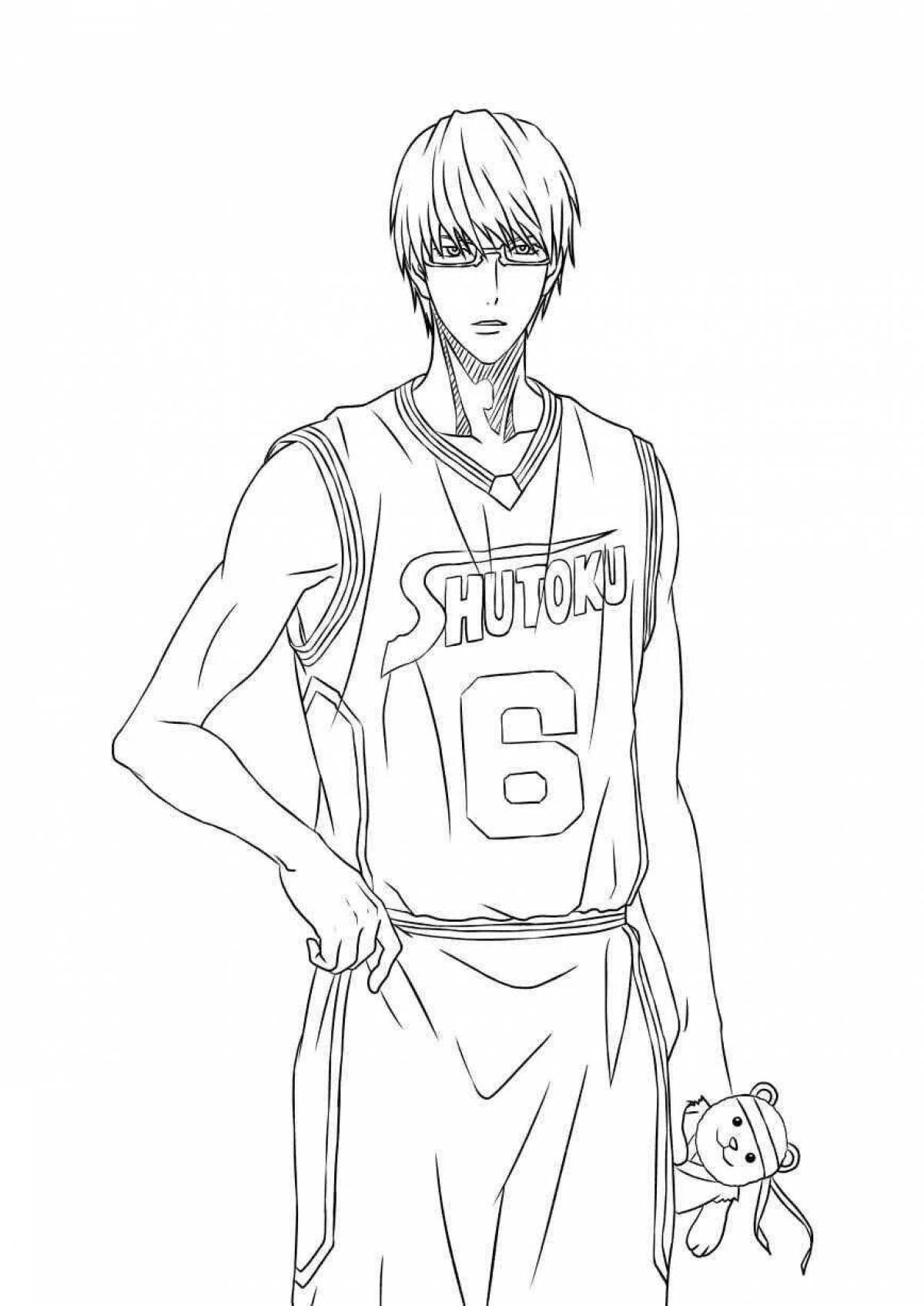 Fun coloring kuroko anime basketball