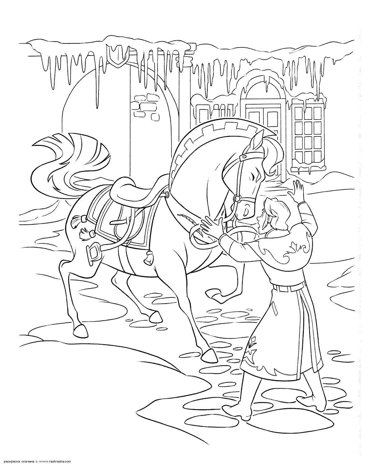 Elsa on a horse #9