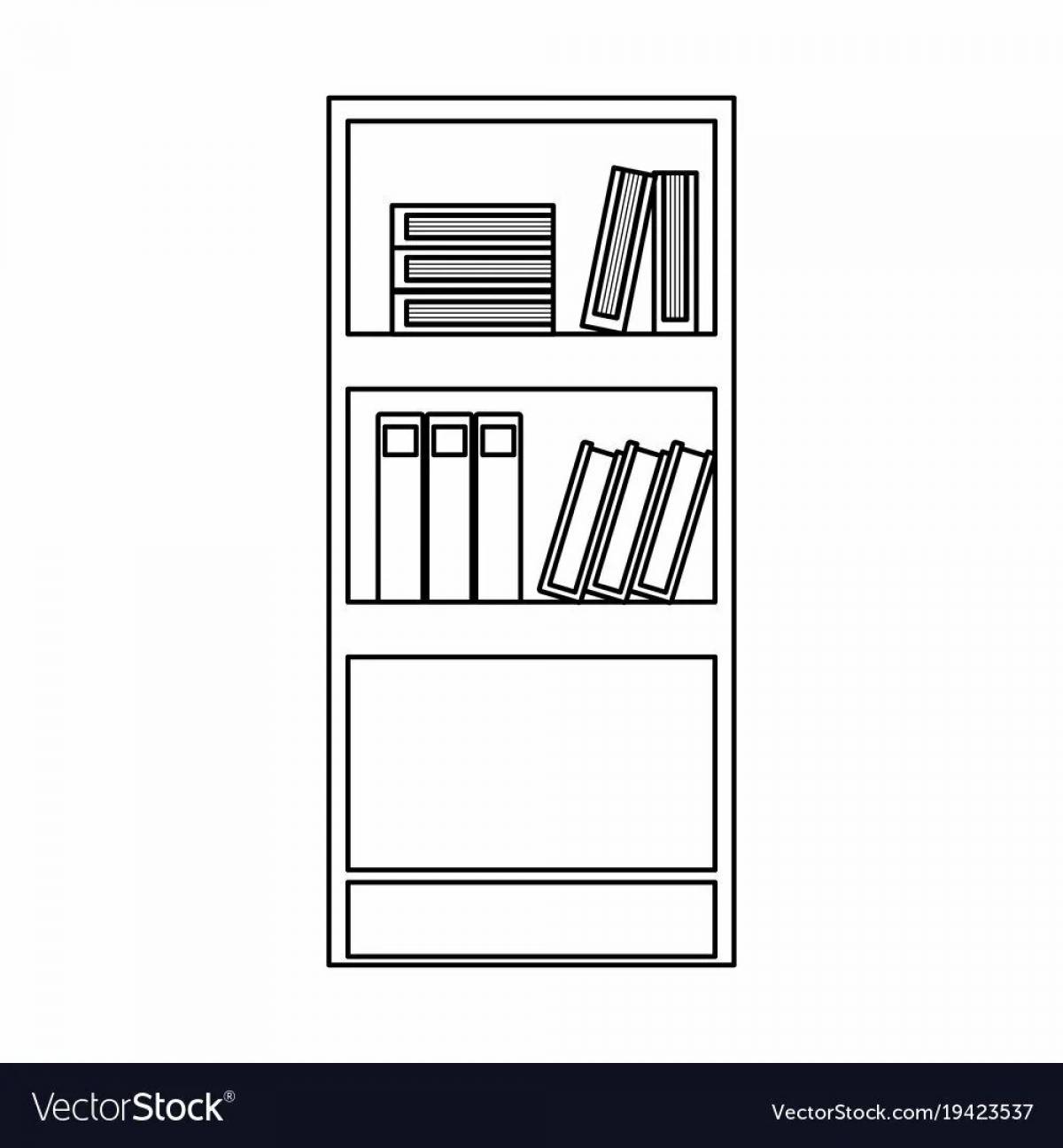 Шкаф с книгами #1