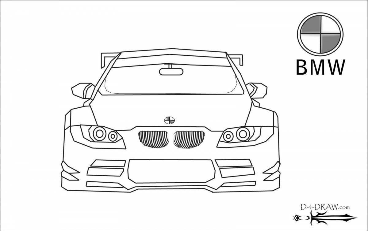 Generous coloring bmw m4 new