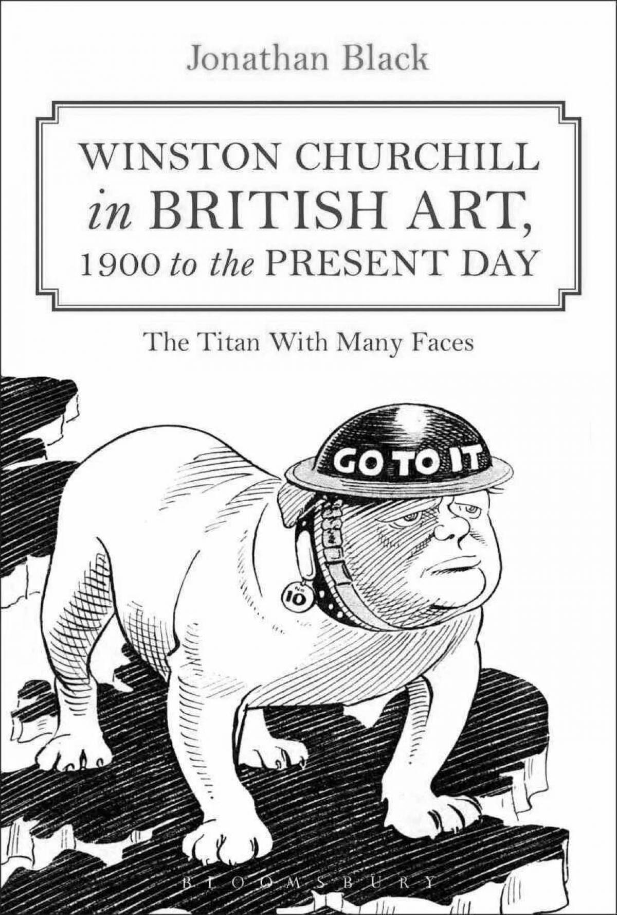 Winston Churchill's adorable cat coloring page