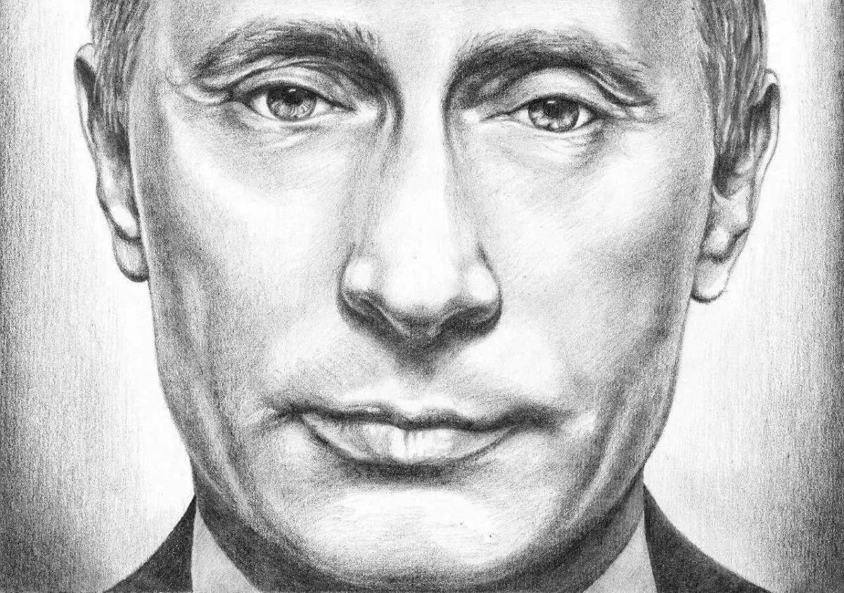 Palace coloring Putin Vladimir Vladimirovich