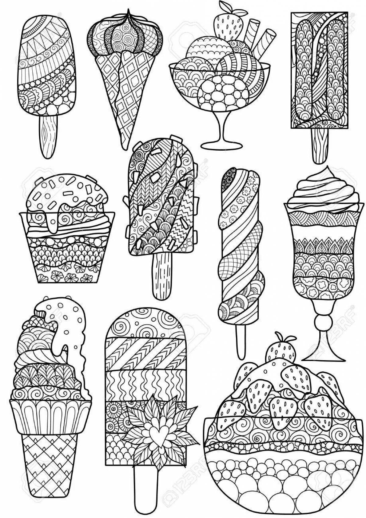 Антистресс еда мороженое #4