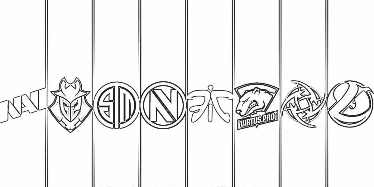Great standoff 2 logo coloring page