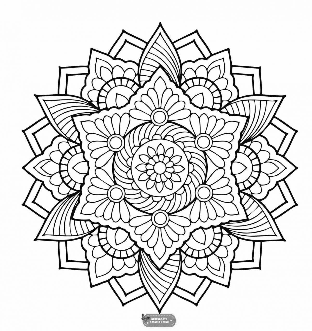 Harmonious anti-stress coloring