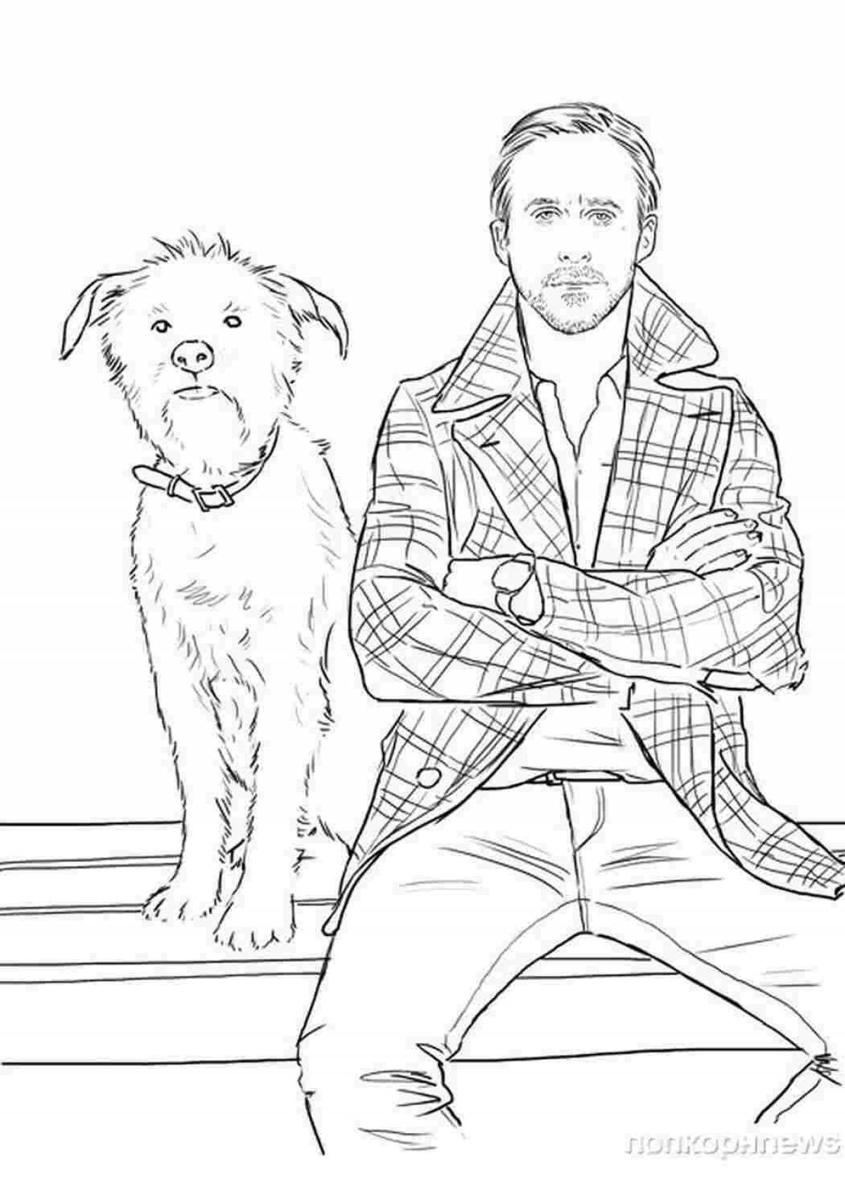 Уникальная раскраска для мужчин и взрослых