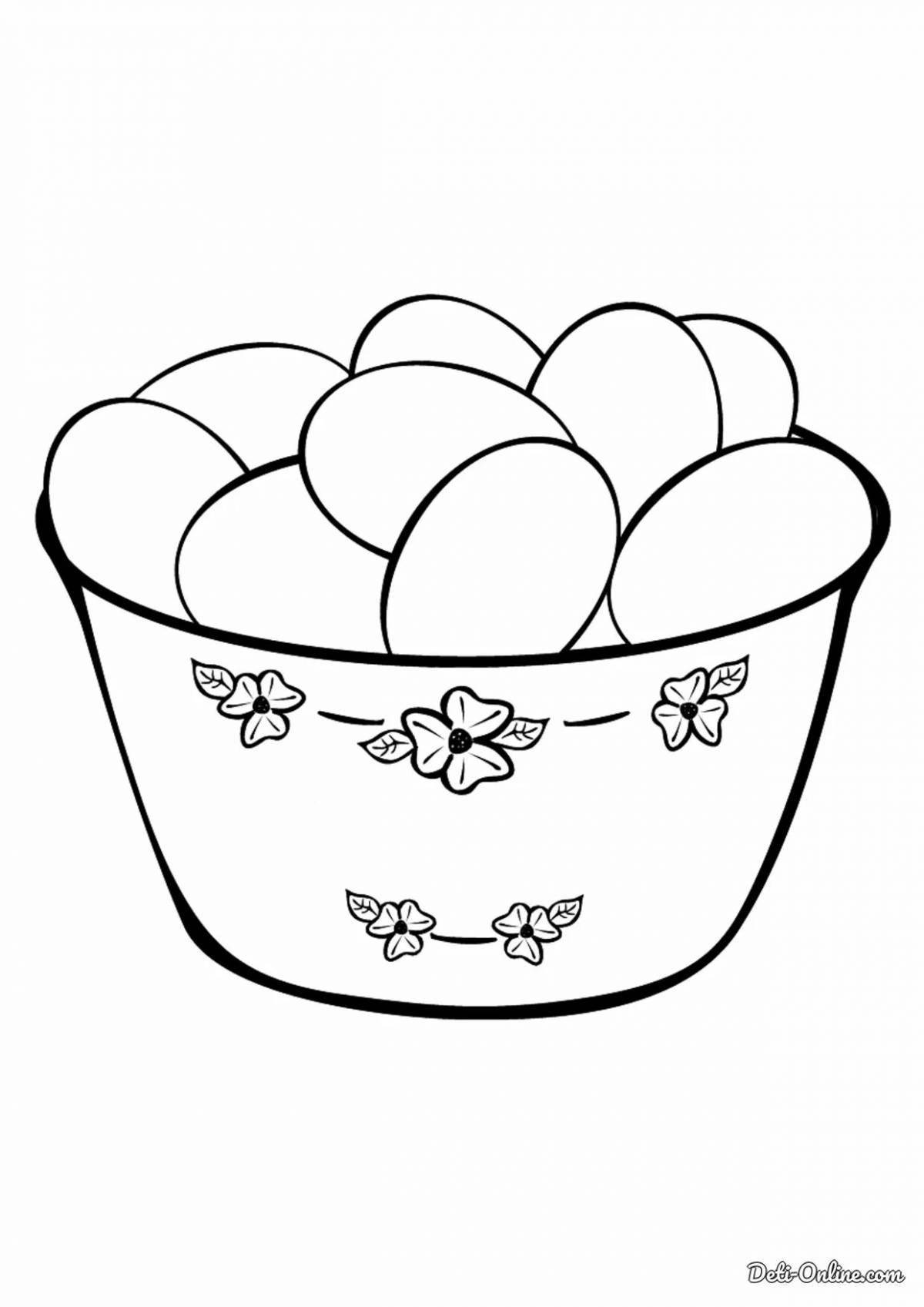 Great coloring bowl for toddlers