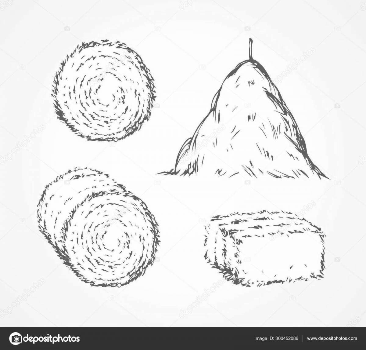 Photo Fun hay coloring for babies