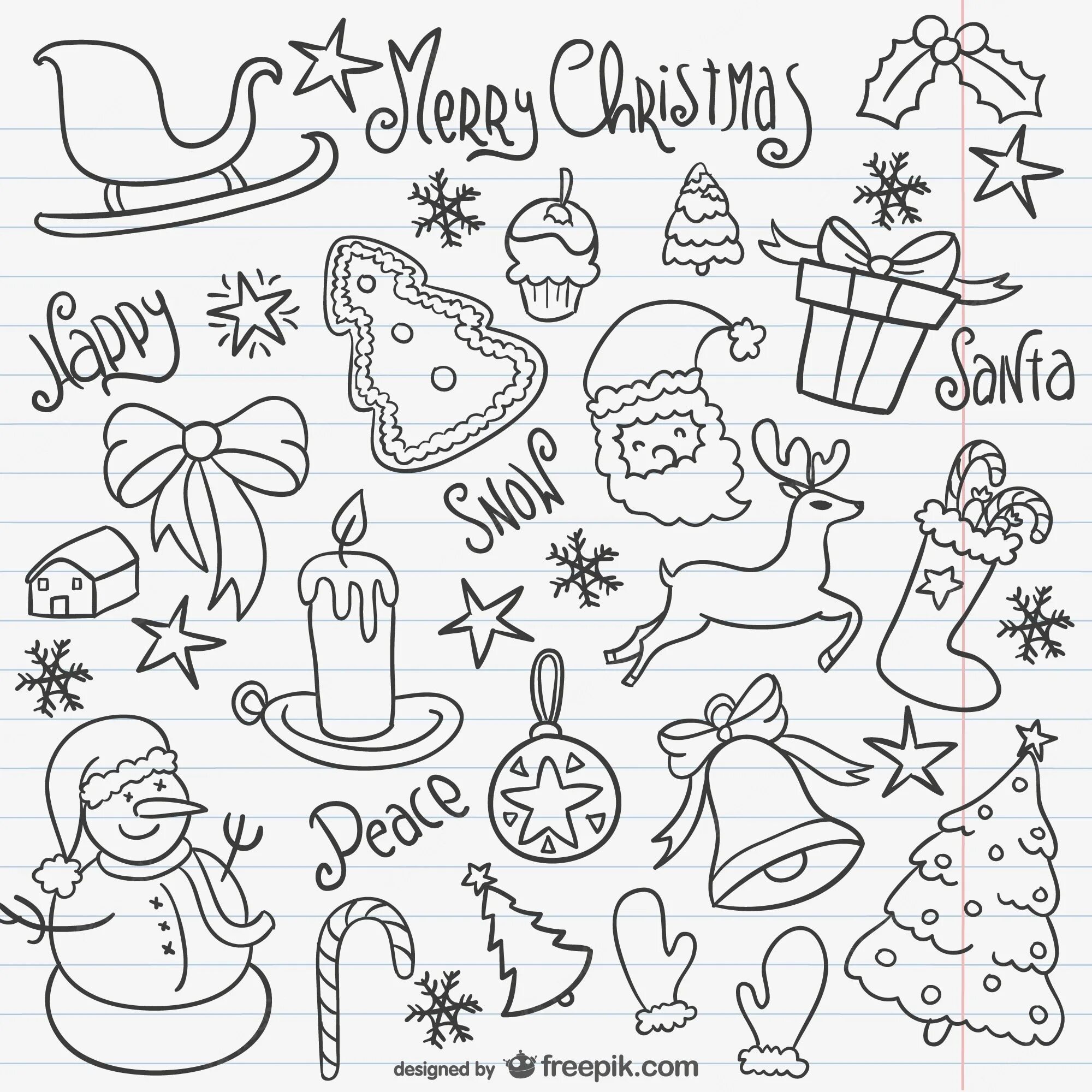 Innovative Christmas drawing