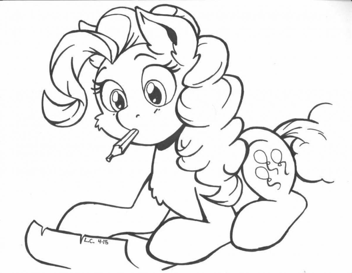 Colouring Irresistible Pinkie Pie