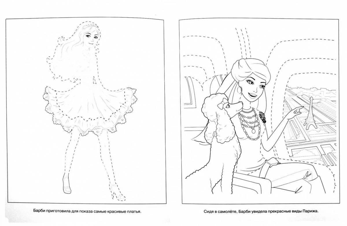 Great barbie coloring book