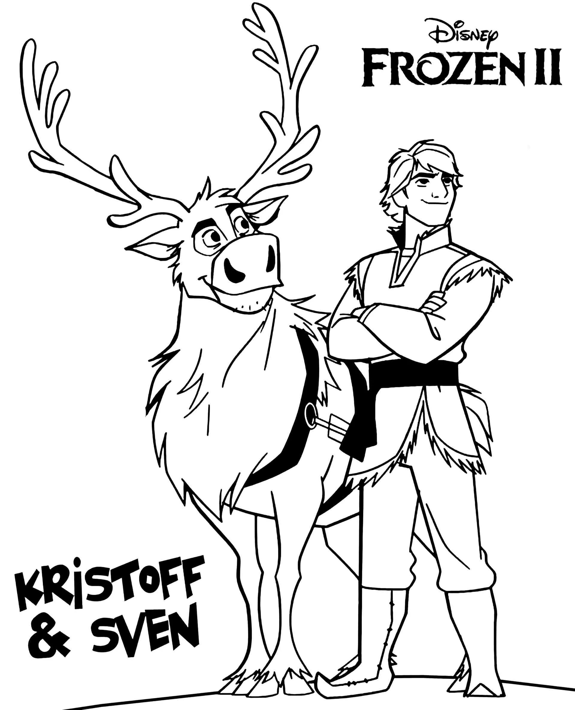 Coloring lively kristoff cold heart