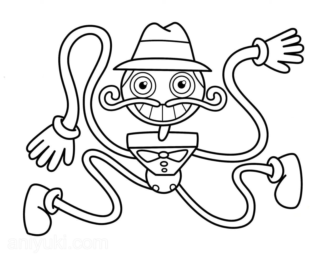 Ecstatic pippi play time coloring page