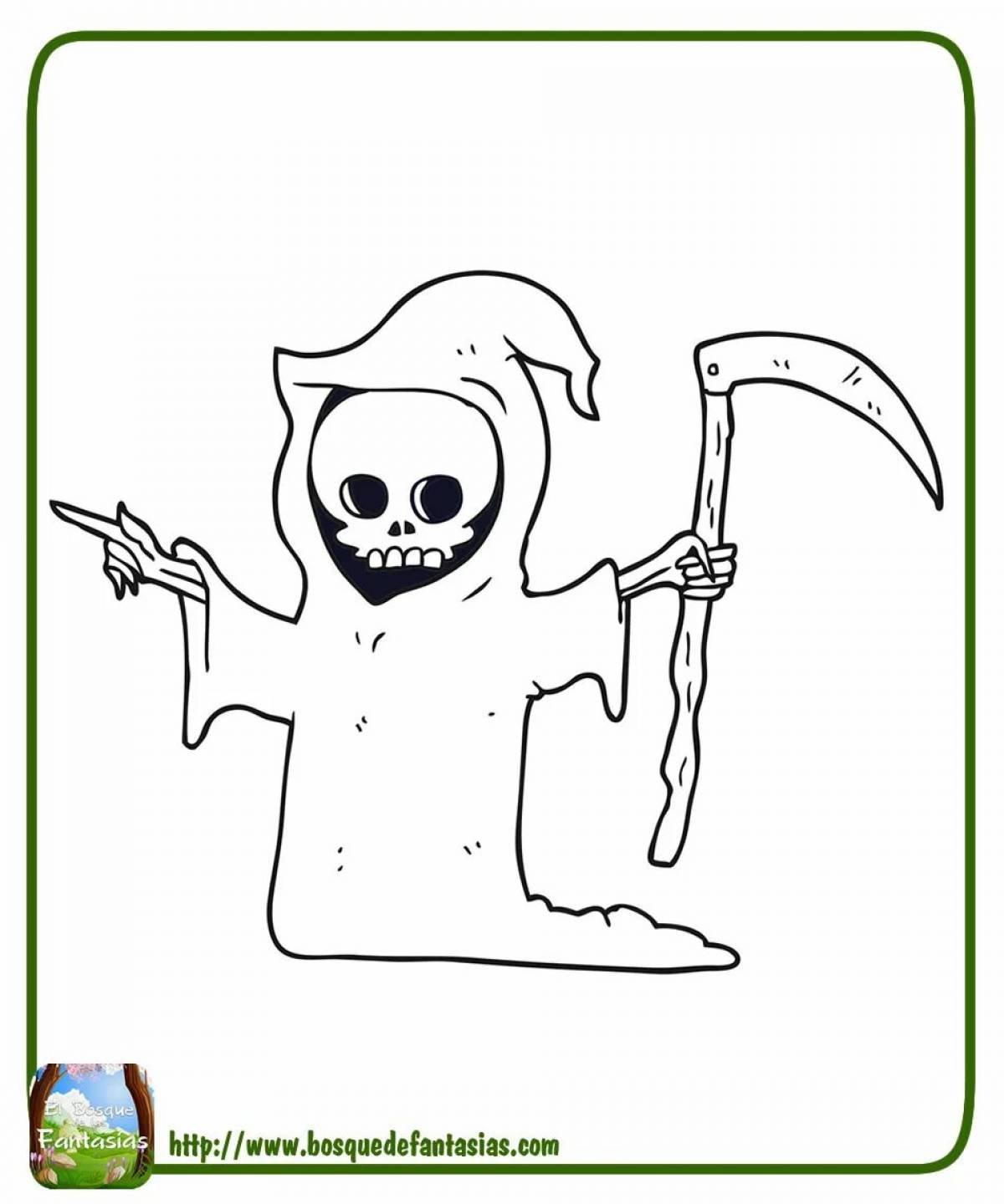 Great reaper coloring book