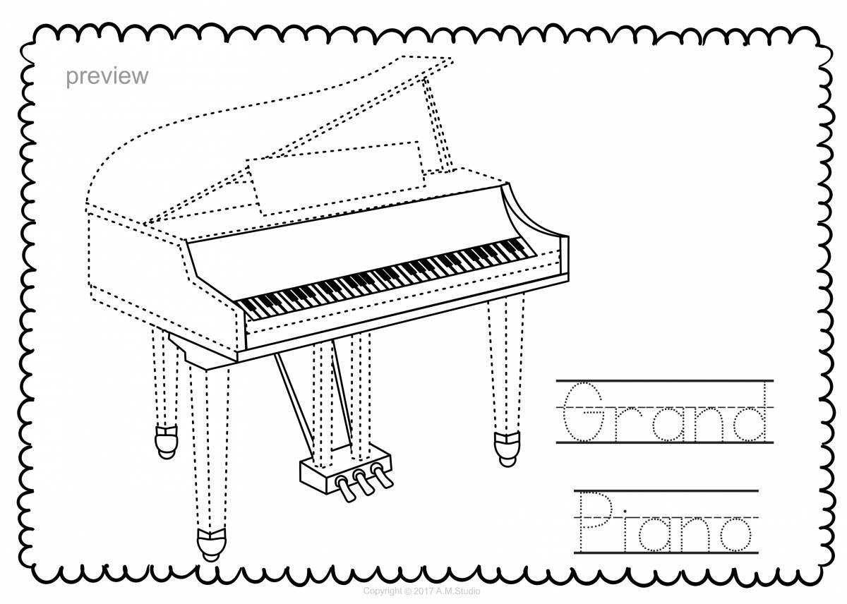 Baby grand piano #5