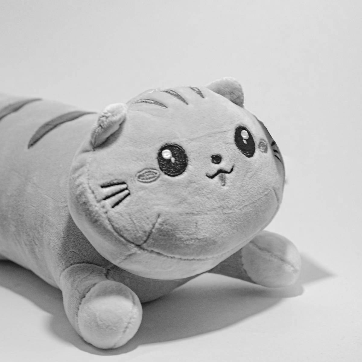 Раскраска очаровательная кошка буханка игрушка
