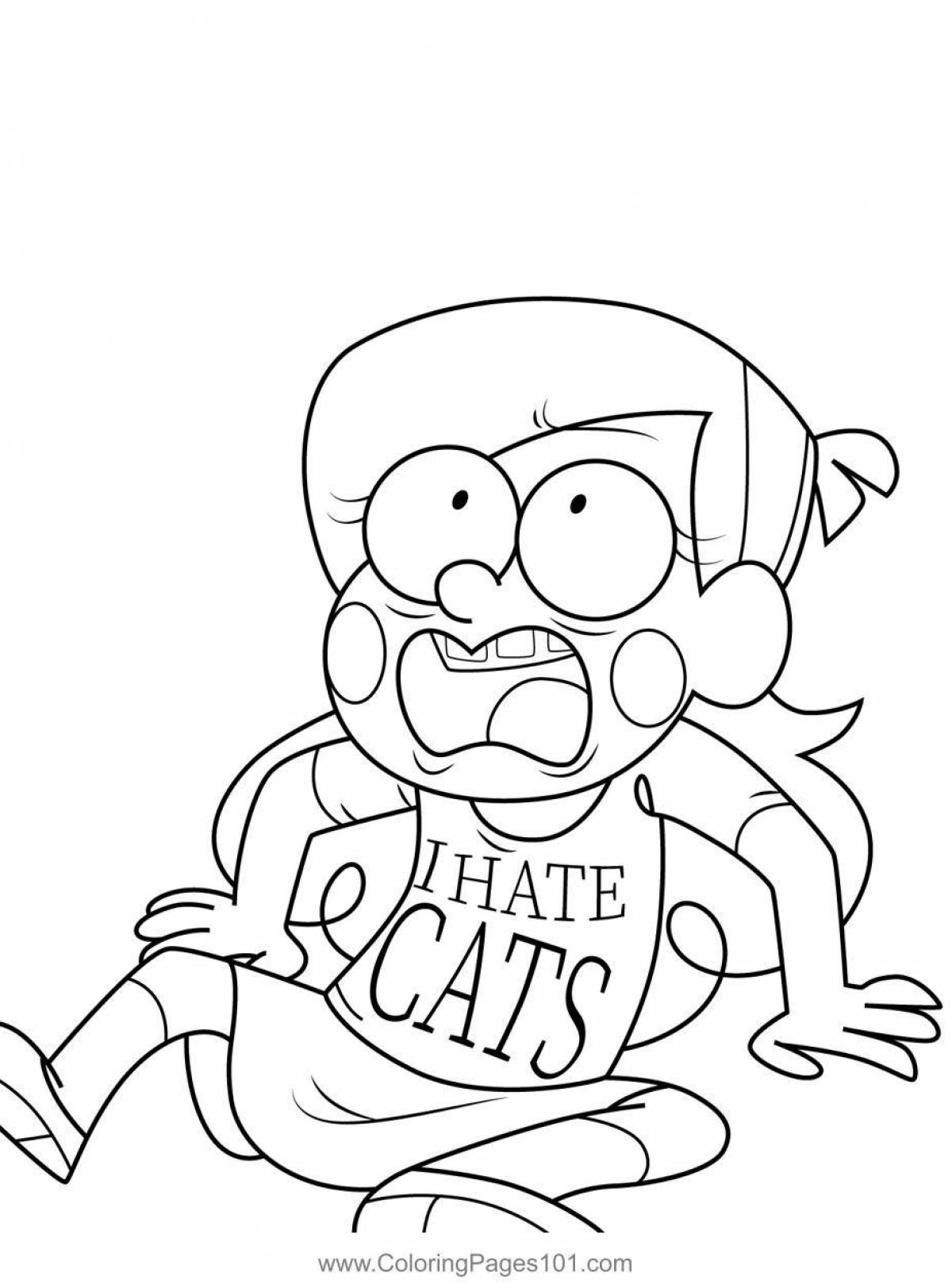 Coloring fairytale gravity falls su