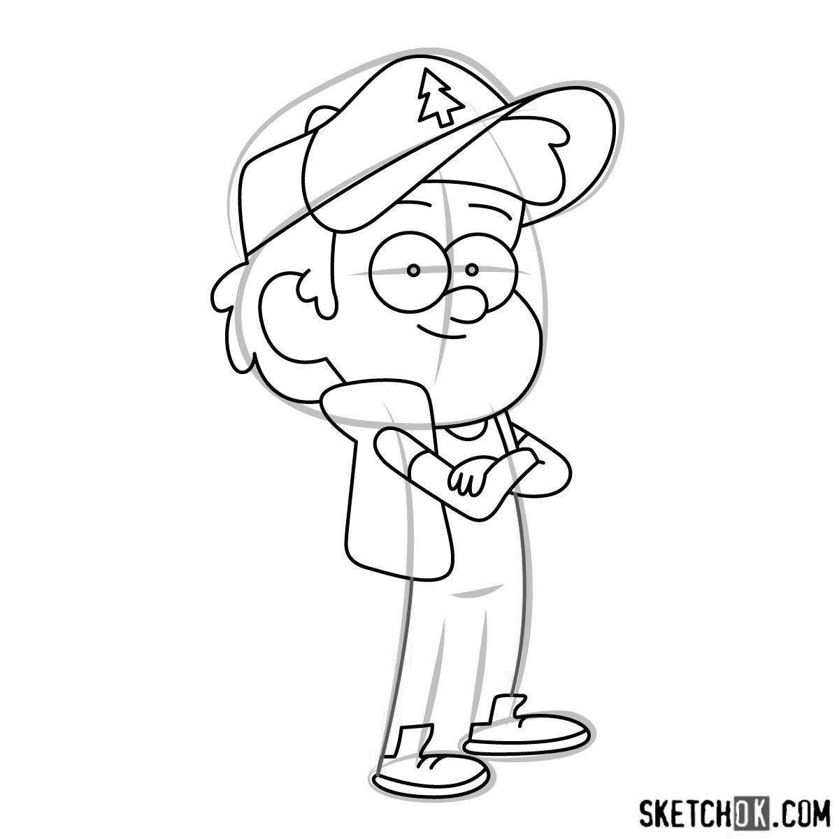 Great gravity falls soo coloring page