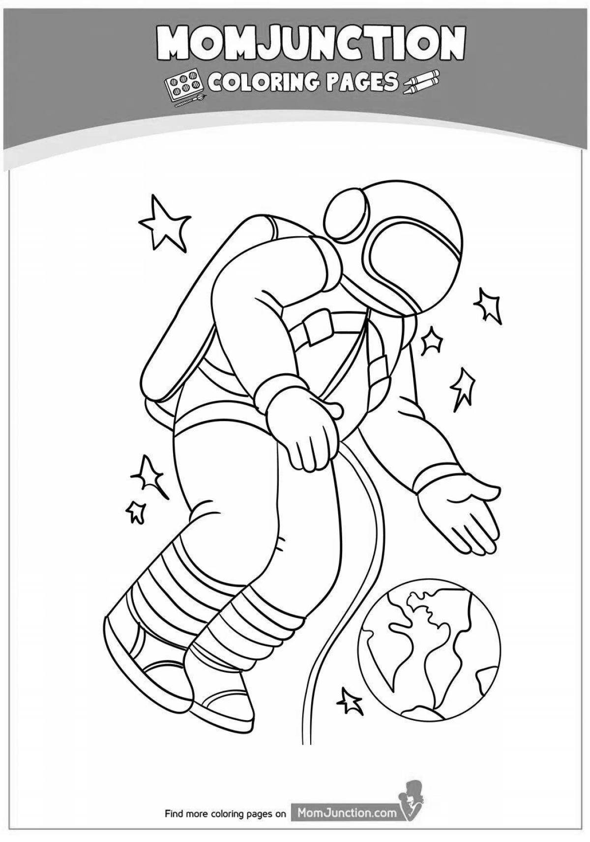 Major coloring pages animals in orbit