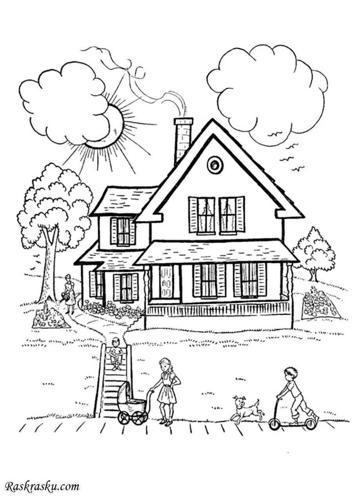 Great yard coloring book for kids