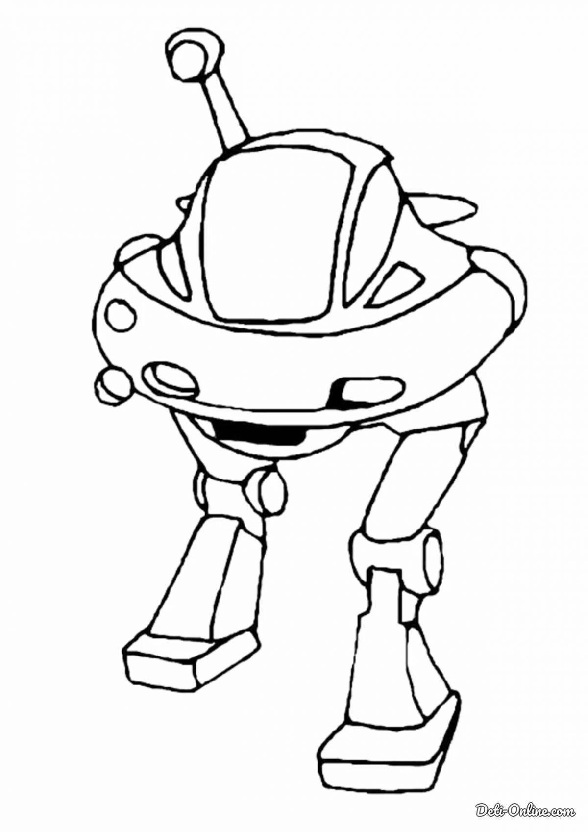 Amazing tobots coloring for kids