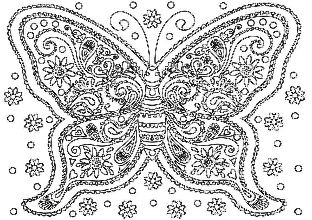 Color simple coloring book for adults