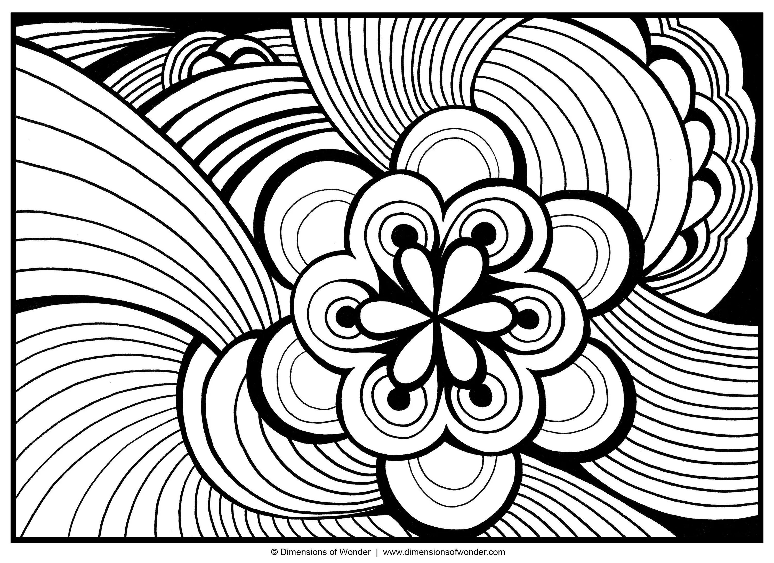 Dazzling simple coloring book for adults