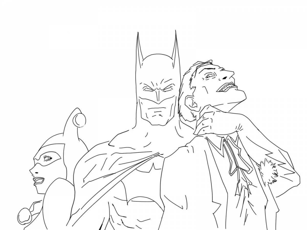 Бэтмен для срисовки
