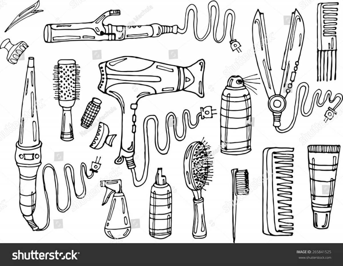 Fun coloring with hair dryer for preschoolers