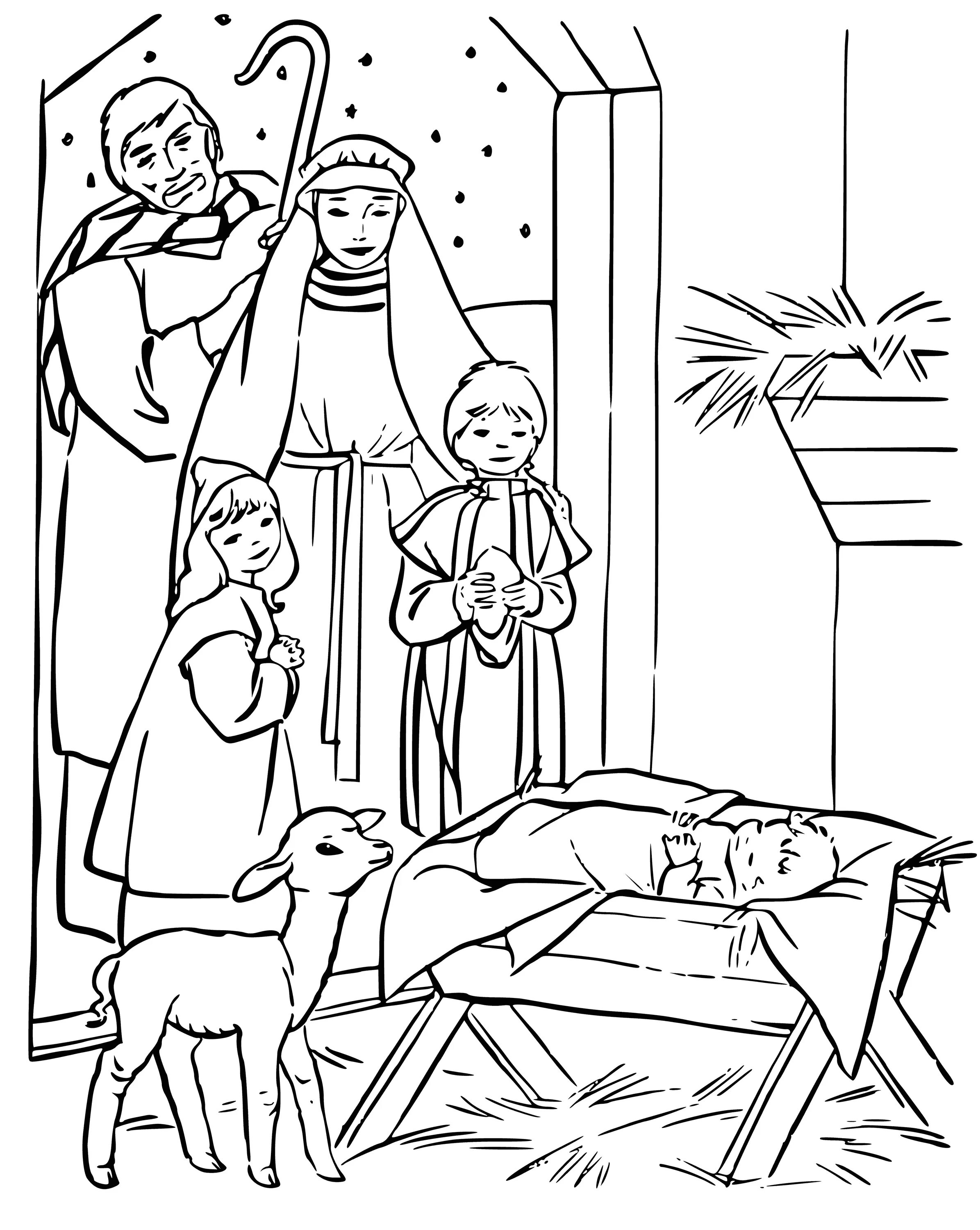 Jesus in the manger #7