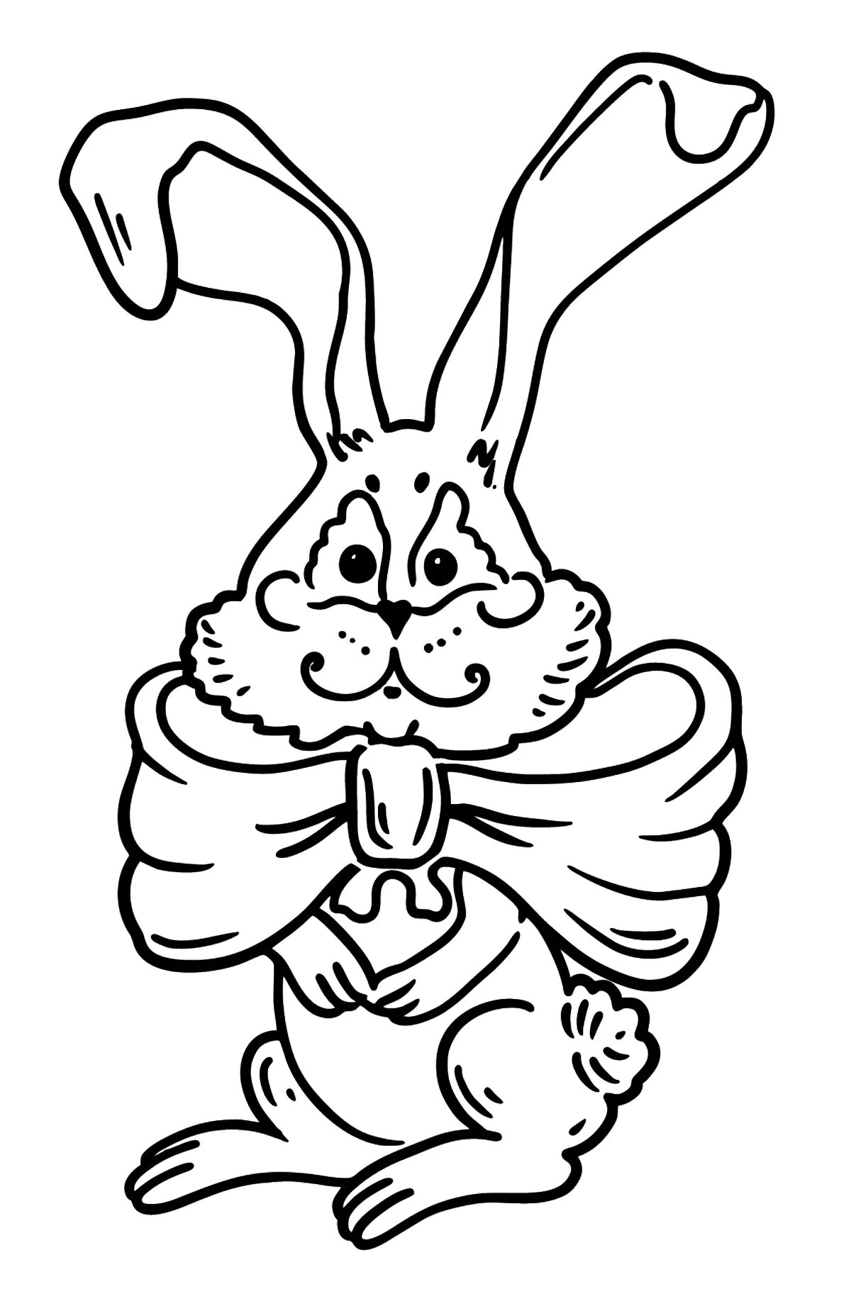 Bunny with a bow #1