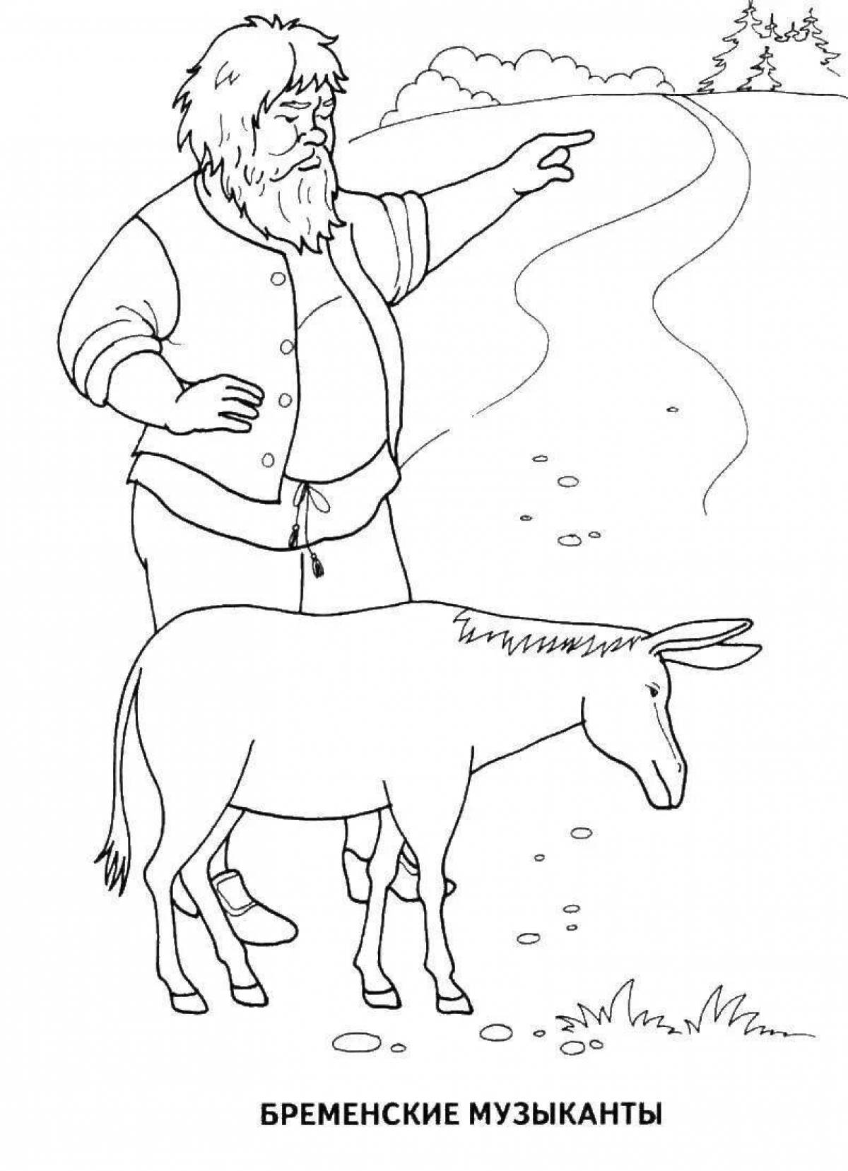 The beautiful princess of the Bremen town musicians