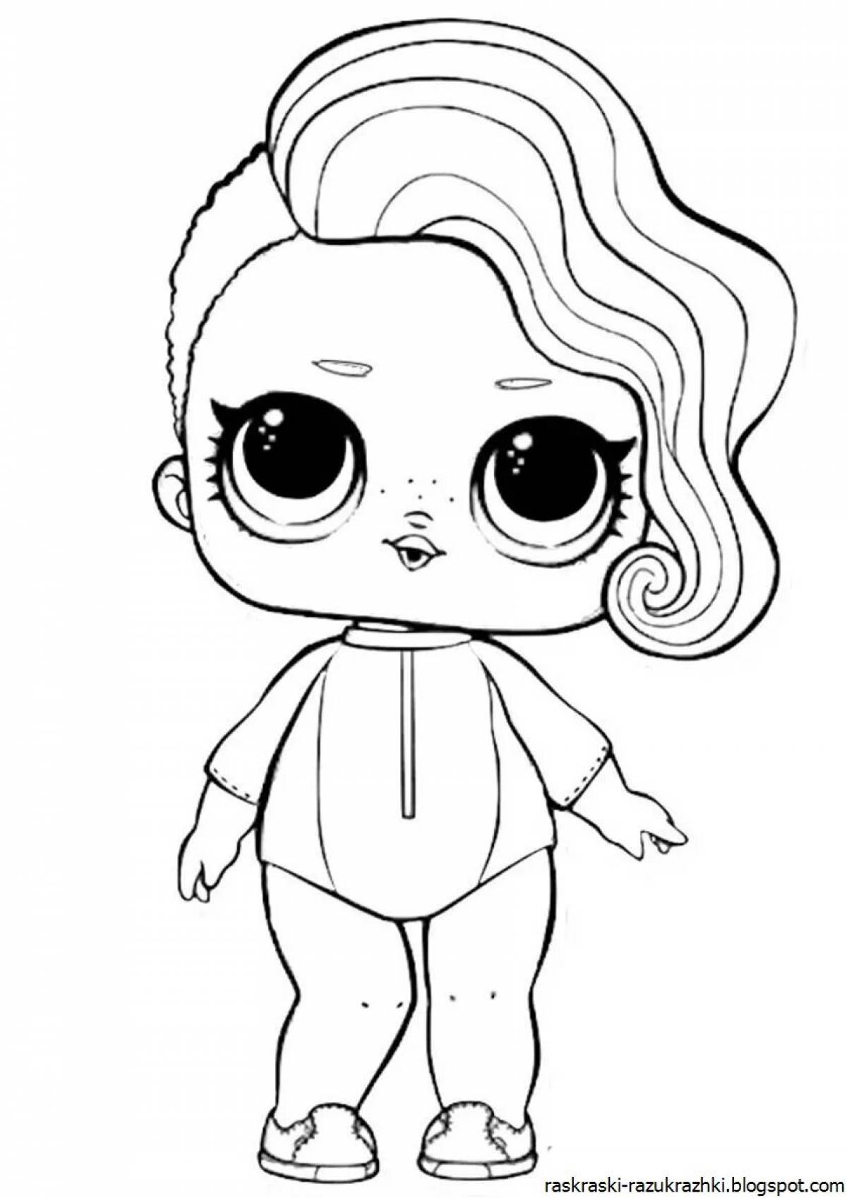 Fabulous lol doll sketch