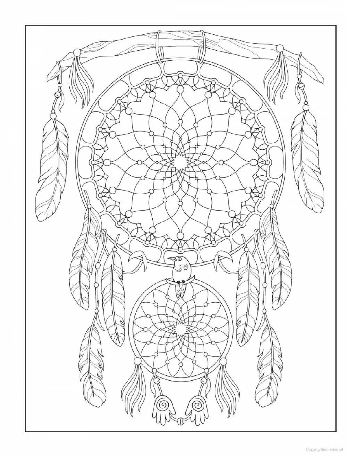 Photo Fun coloring antistress dream catcher