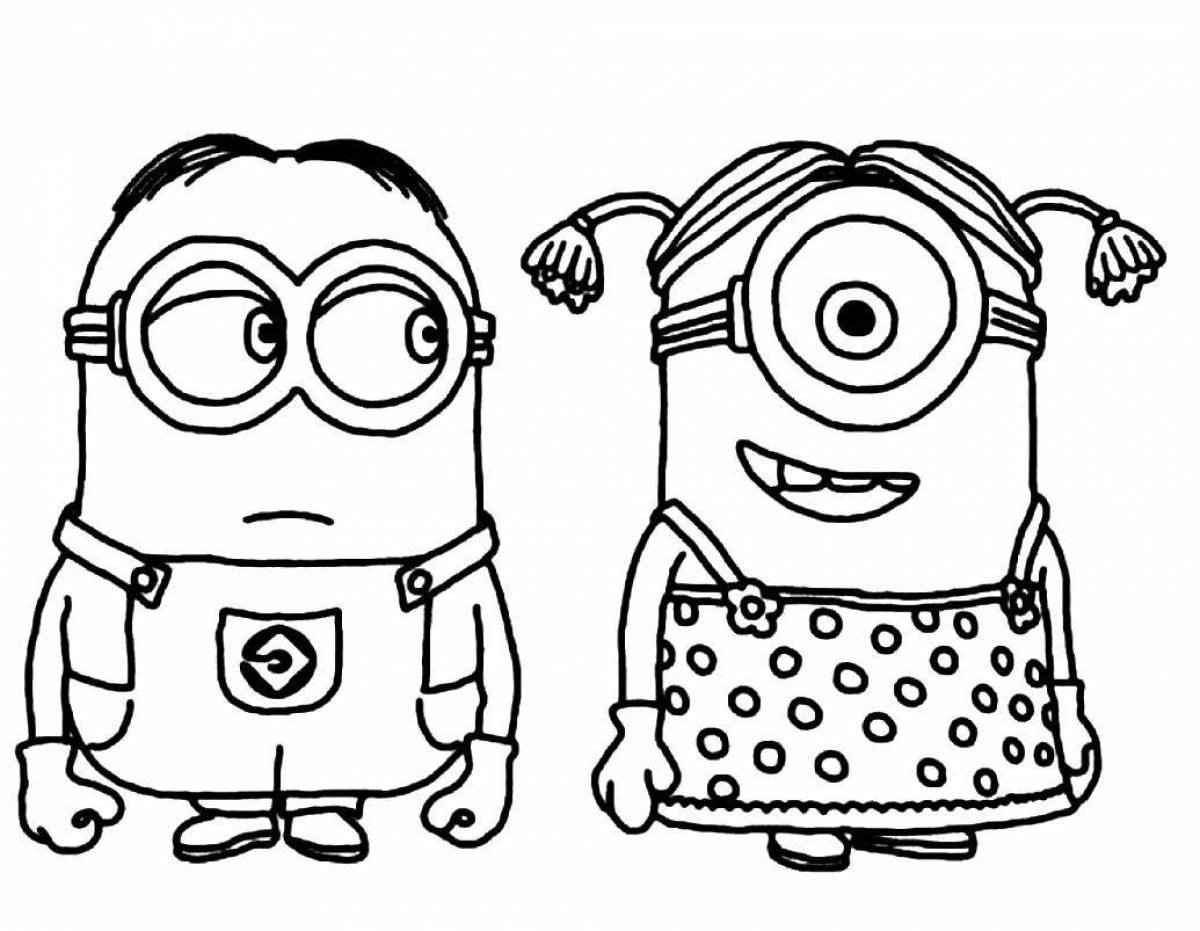 Great despicable me 2 coloring book