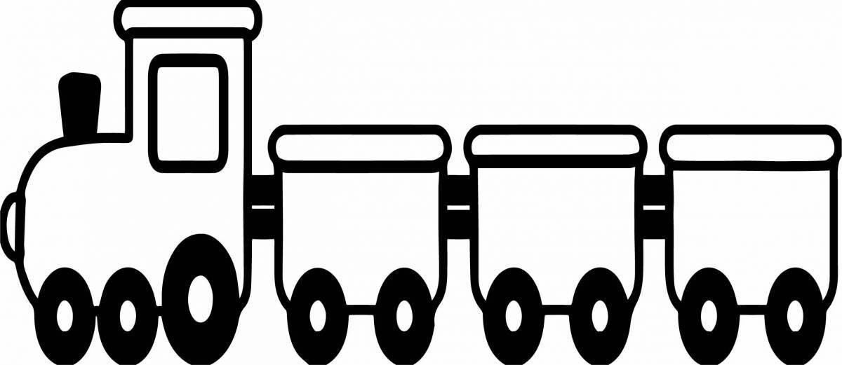 Shinning train without wheels