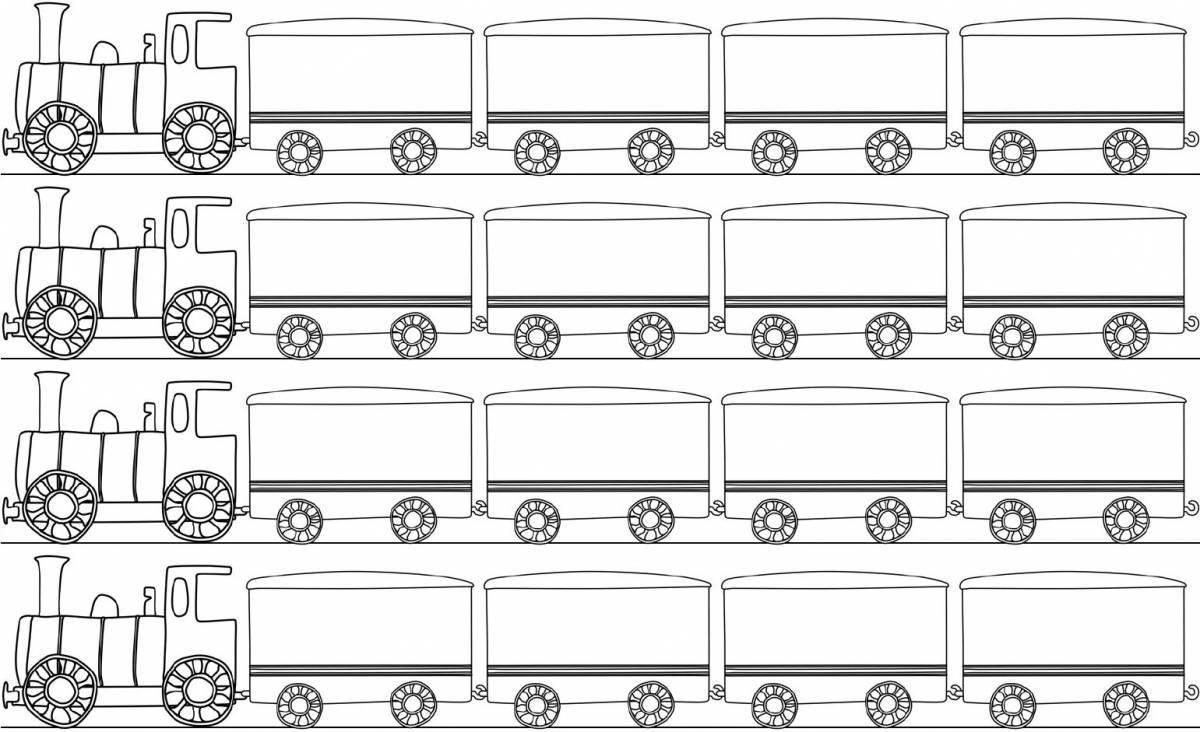 Brilliant train without wheels