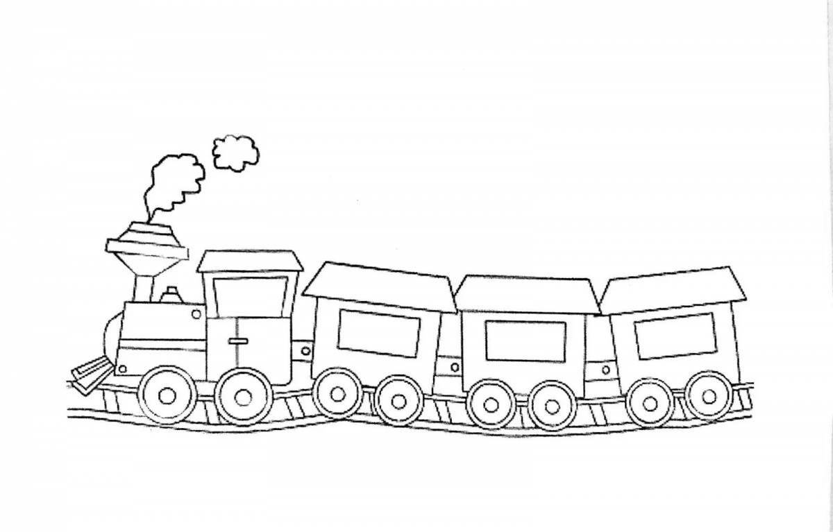 Solar train without wheels