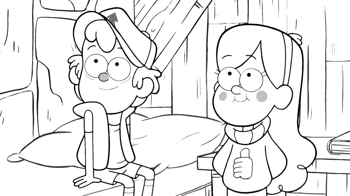 Mega gravity falls #1