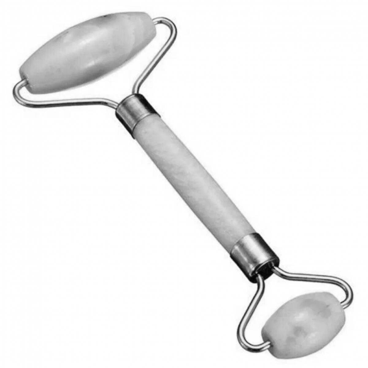 Photo Coloring page adorable face massager