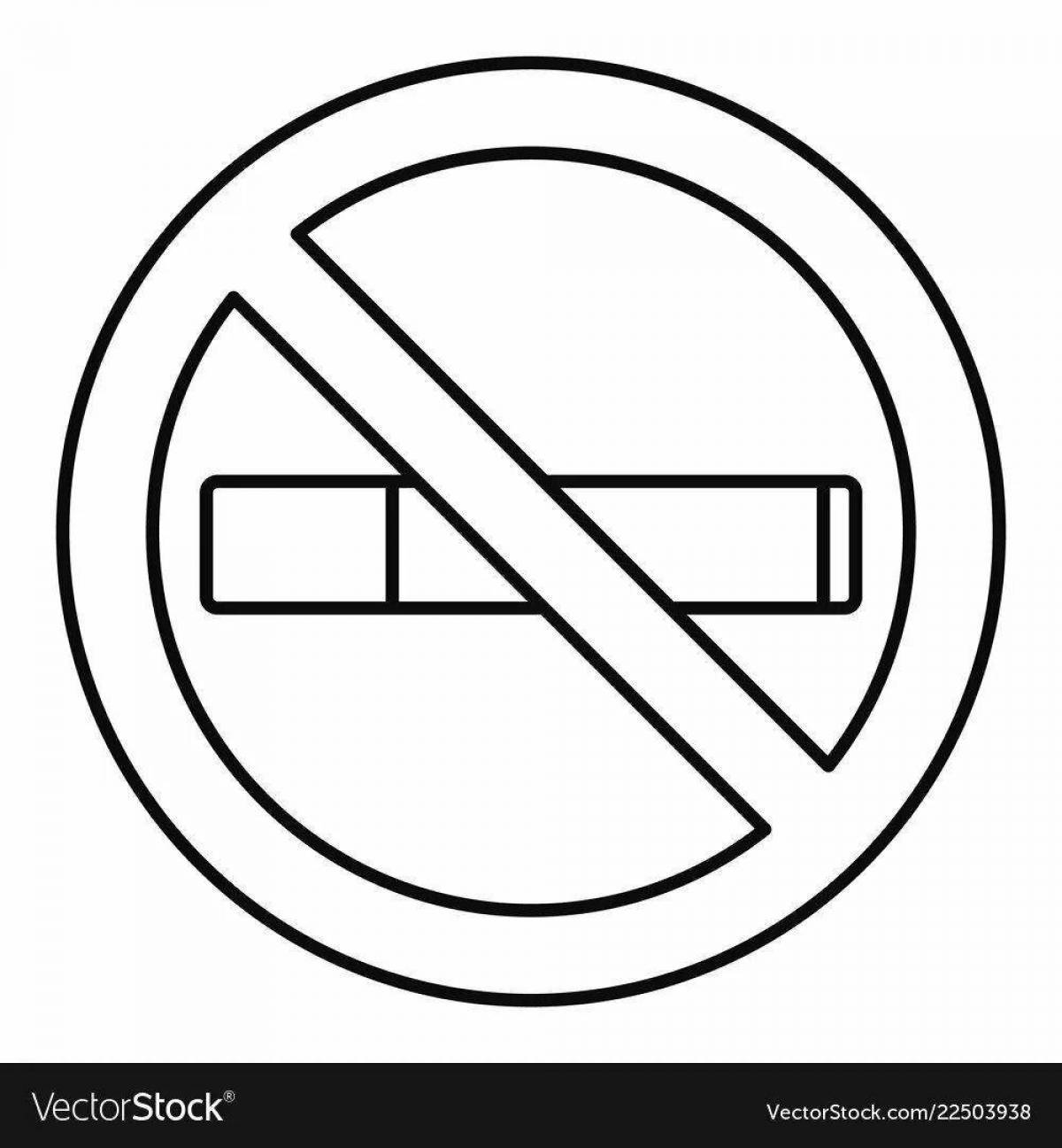 Инновационная раскраска без вредных привычек