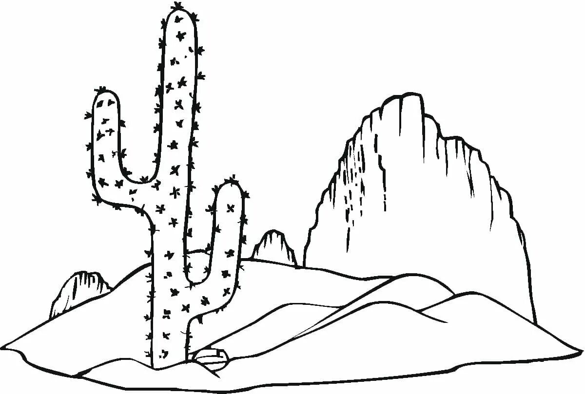 Как нарисовать пустыню карандашом поэтапно ✏