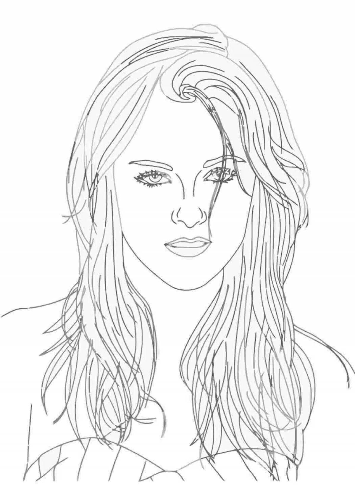 Delightful beautiful faces of girls