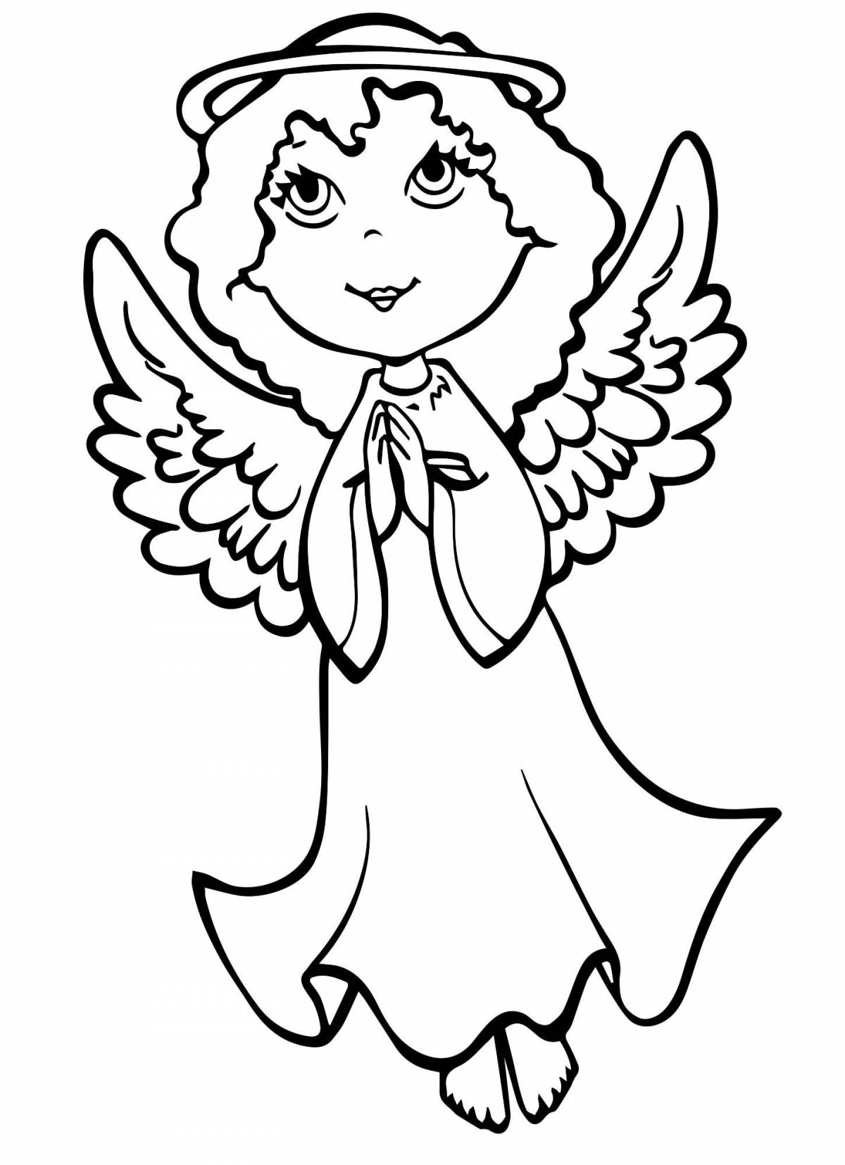 Effective angel coloring by numbers