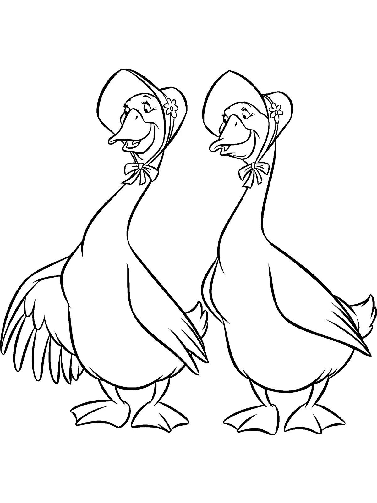 Two funny geese #9