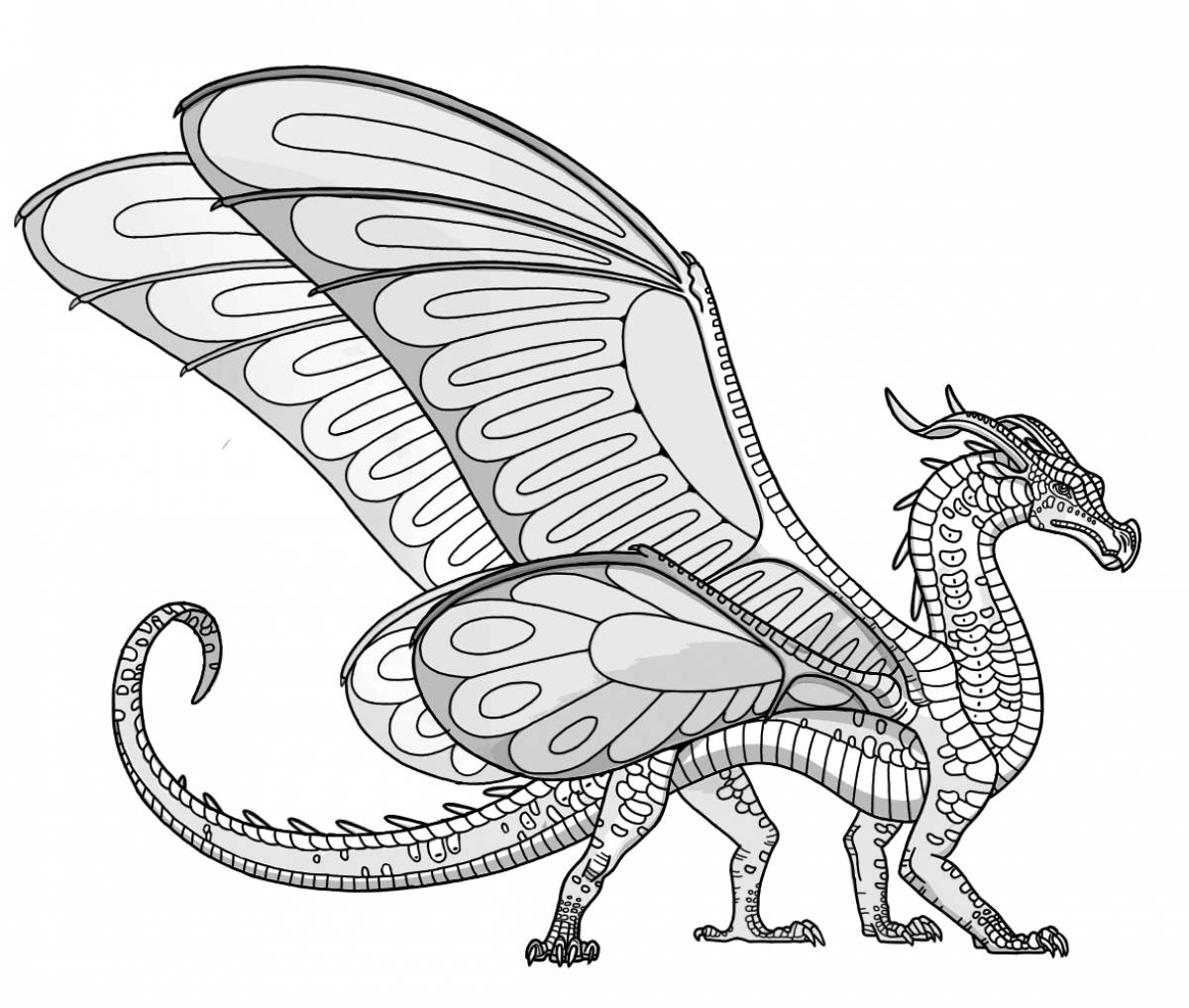 Winged dragon #4
