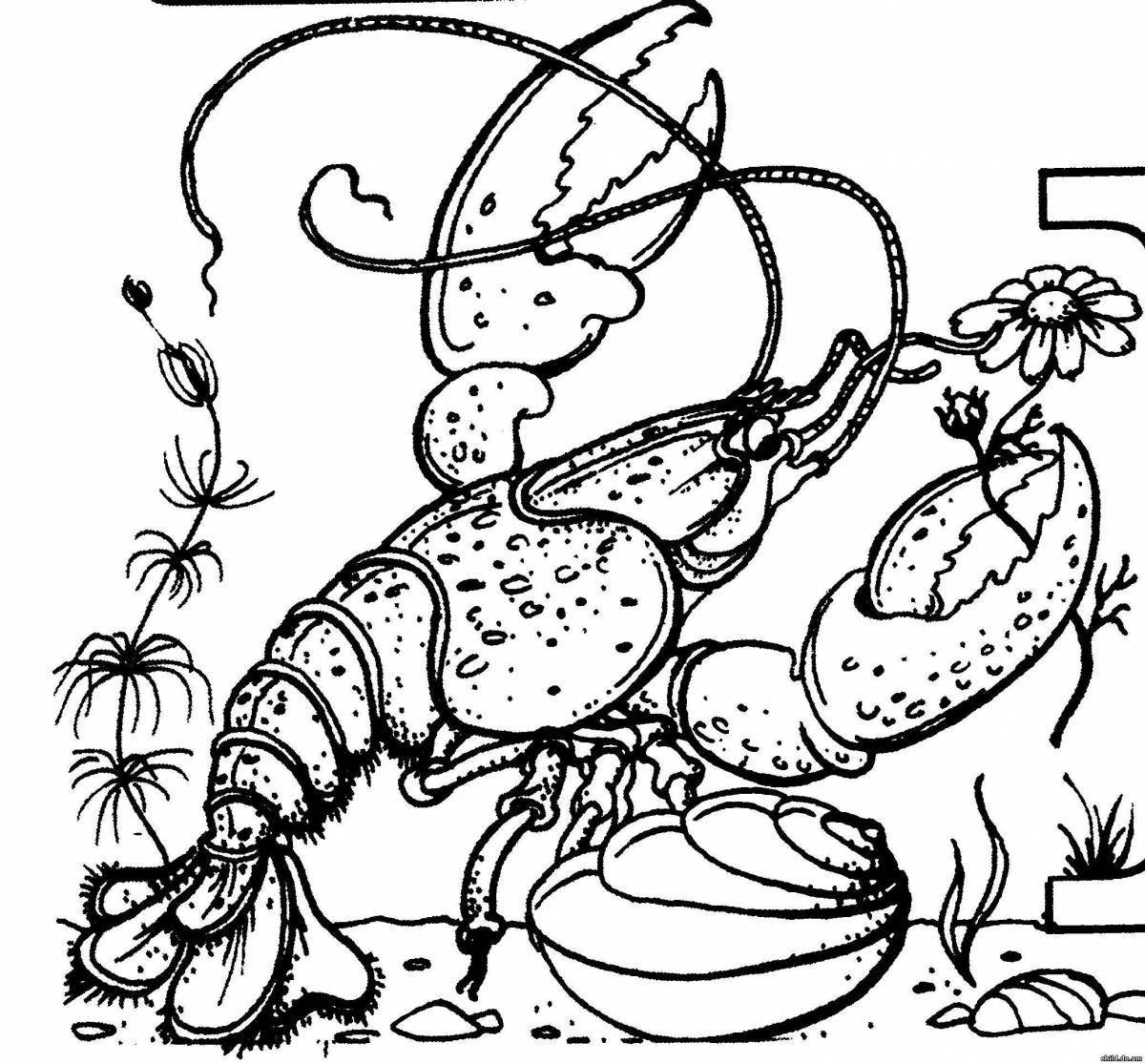Awesome cancer coloring page