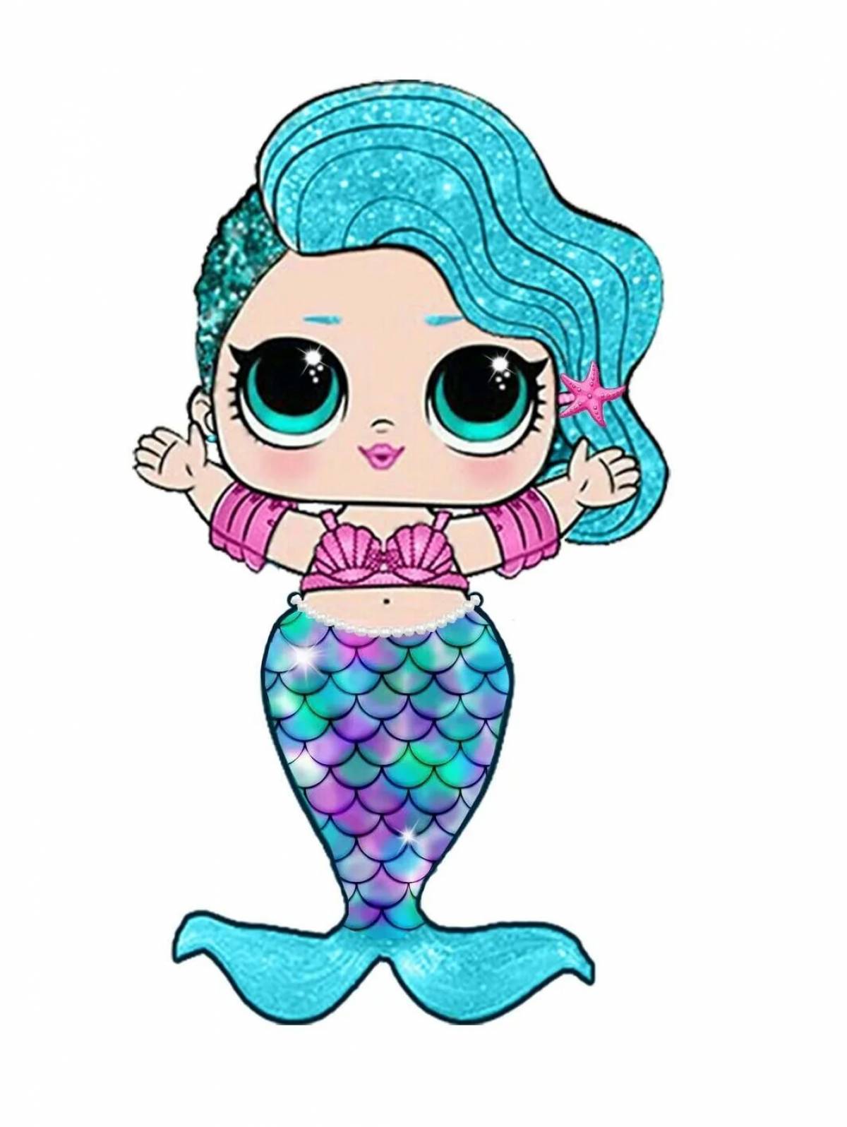 Doll lol little mermaid #5